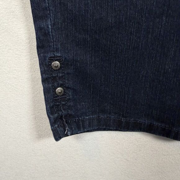 Gloria Vanderbilt Amanda Capri Jeans Womens 12 Blue Denim Stretch High Rise Elas - Picture 11 of 14